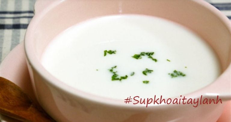 cach lam sup khoai tay lanh cho be