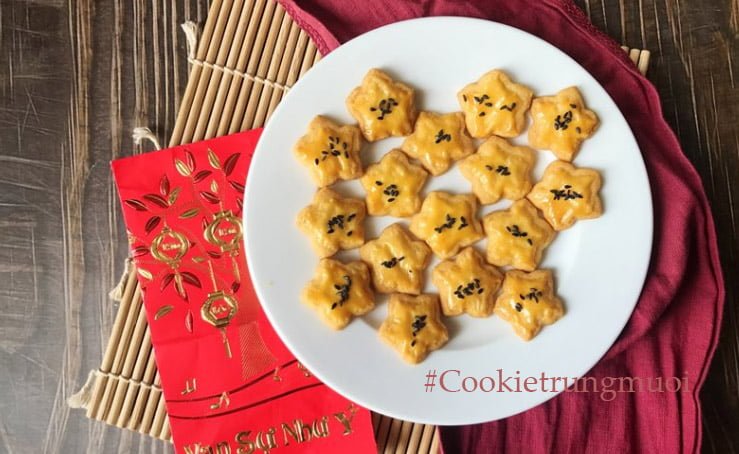 cach lam cookie trung muoi