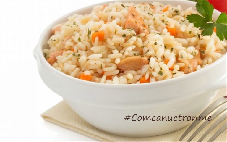 com ca nuc tron me cho be