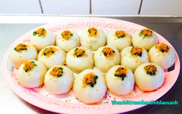 Cách làm bánh ít trần nhân tôm thịt đậu xanh homemade cực ngon