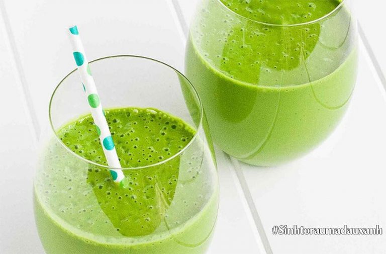 Nước uống cho bé - 30 phút làm sinh tố rau má đậu xanh ngon giải nhiệt ngày hè