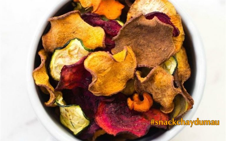 Cach lam snack chay du mau cho be