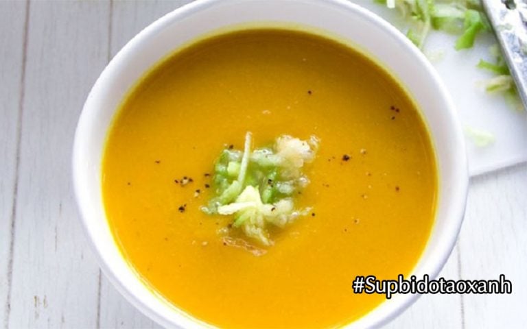 Cong thuc lam sup bi do tao xanh cho be