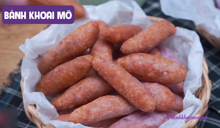 Cach lam banh khoai mo chien gion tai nha