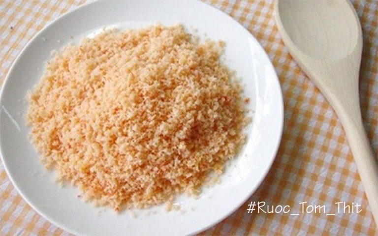 Tự tay làm ruốc tôm thịt tươi thơm lừnɡ cho bé