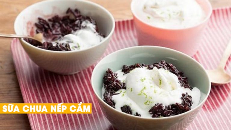 Cách làm ѕữa chua nếp cẩm ngon chuẩn vị