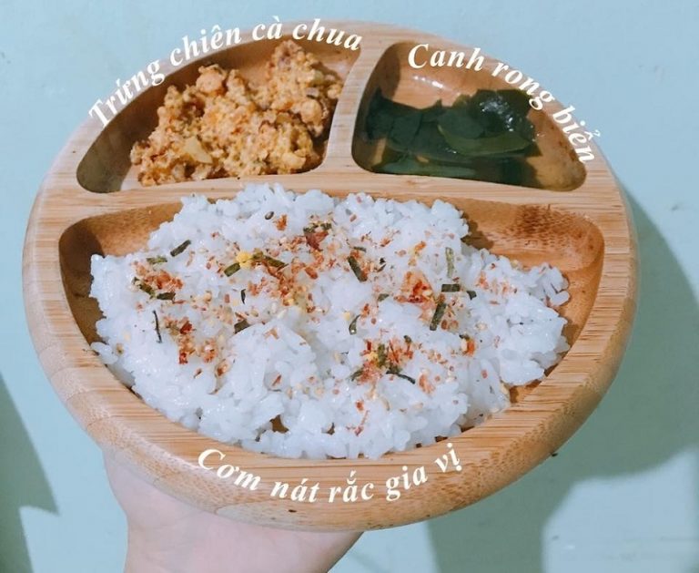 cách nấu cơm nát cho bé