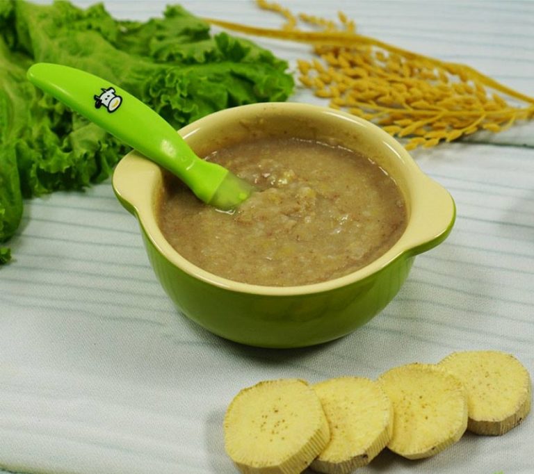 cháo gan heo cho bé